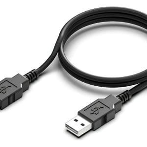 Cable Usb Macho A Usb Macho 2.0 1,5 Metros Color Negro