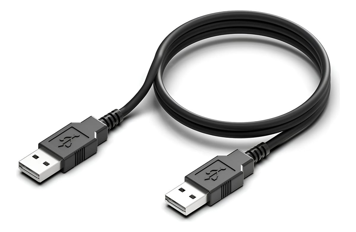 Cable Usb Macho A Usb Macho 2.0 1,5 Metros Color Negro