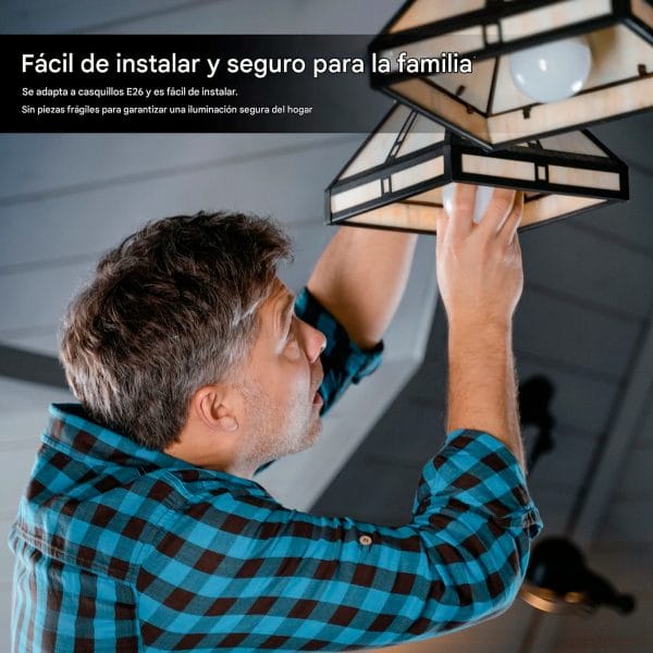 Lampara Led 9w Base Lisa Blanco Frio 860 Lm Bombitas Luz - Imagen 6
