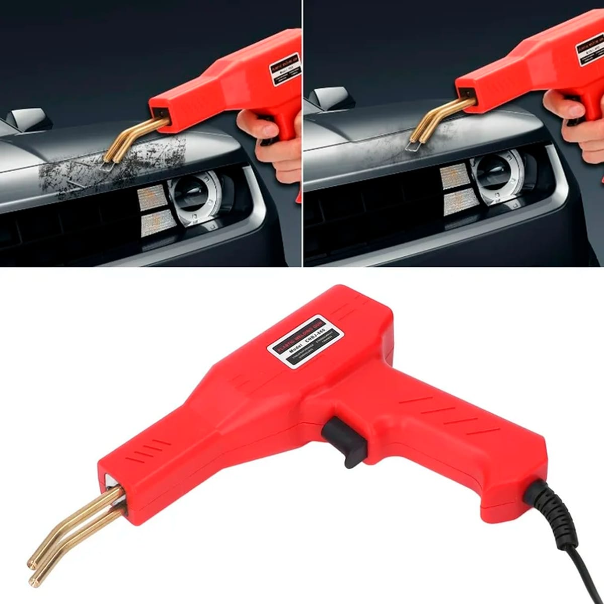 Kit Pistola Soldadora Grapadora De Plásticos Con Accesorios - Imagen 2