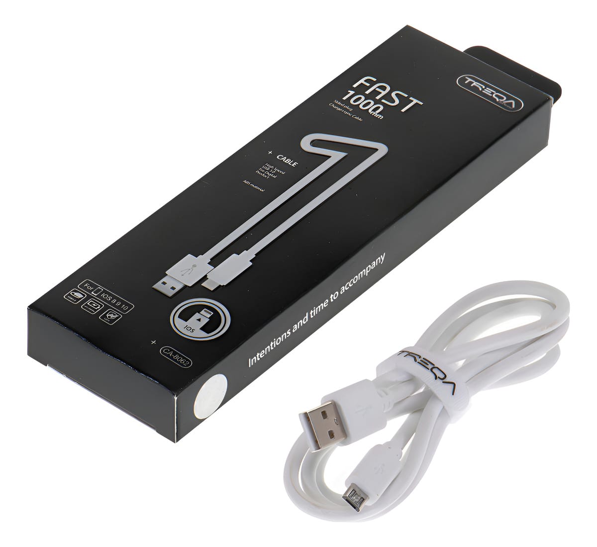 Cable iPhone 6/7 Lightning A Usb 1 Metro iPad Ios Treqa - Imagen 9