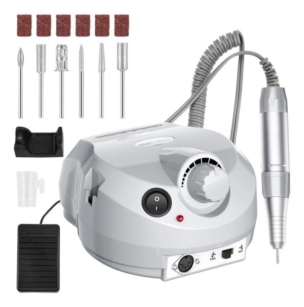 Torno De Uñas Manos O Pies 35000rpm Profesional Con Pedalera - Imagen 9