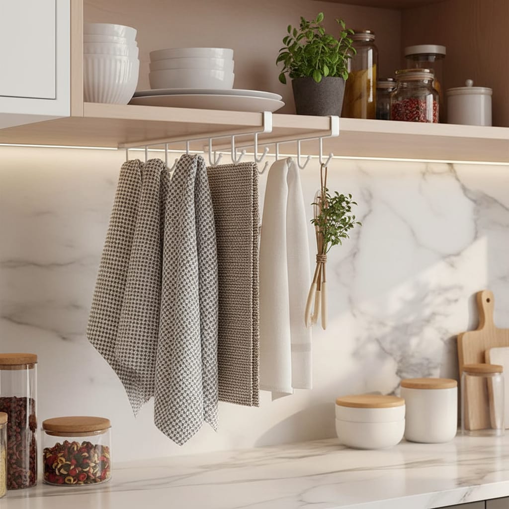 Soporte Organizador Colgante Alacena Estante Ganchos 3 Kg - Imagen 4