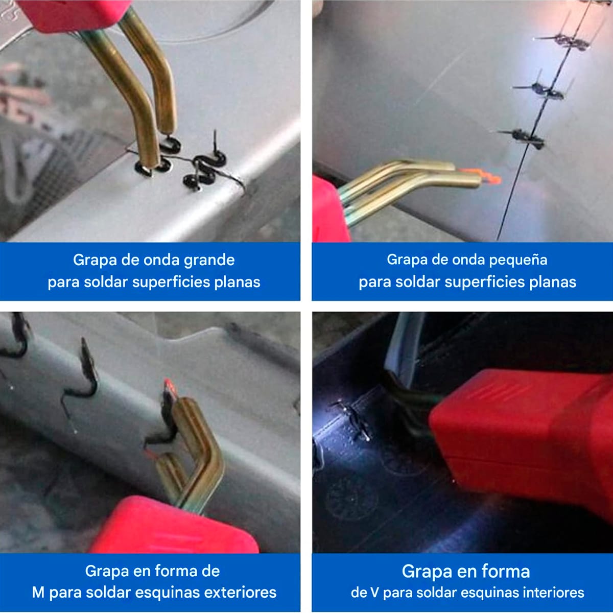 Kit Pistola Soldadora Grapadora De Plásticos Con Accesorios - Imagen 4