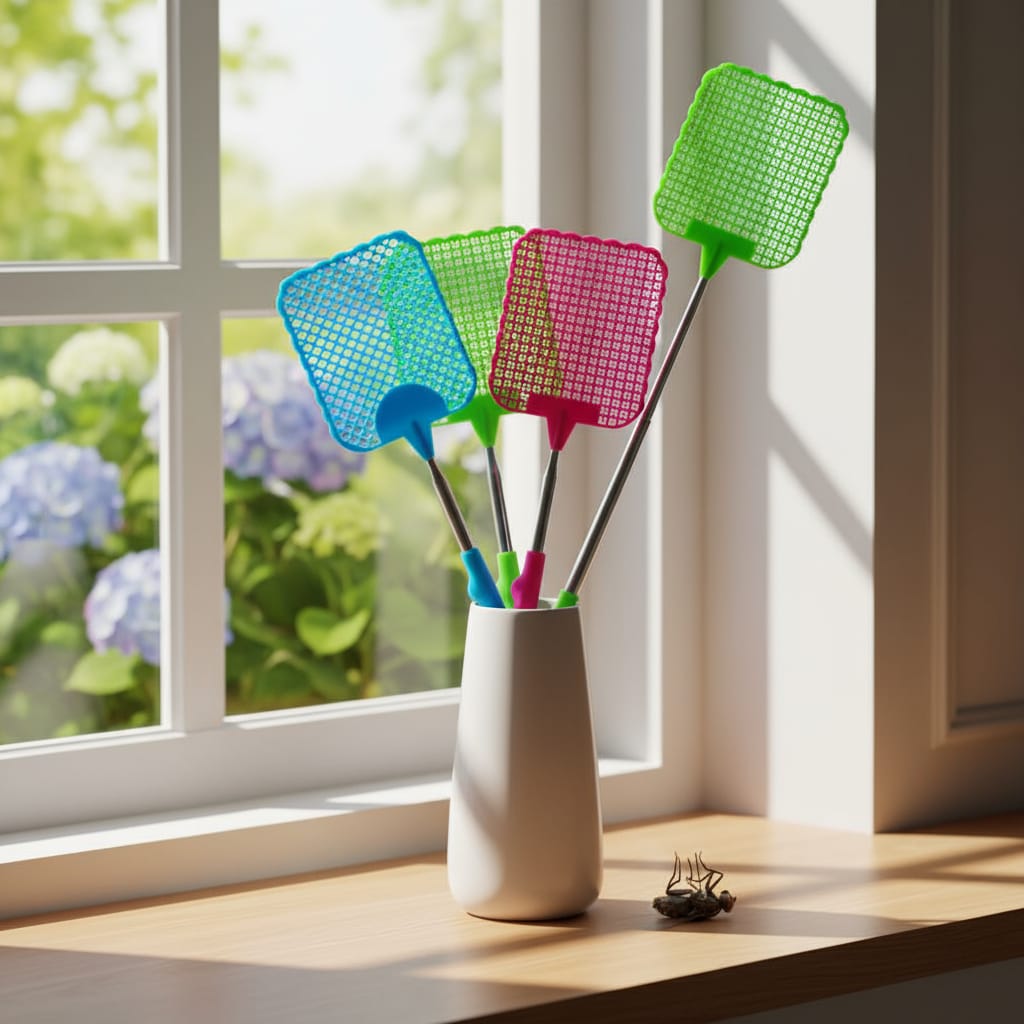 Matamoscas Telescopico Extensible 72,5 Cm Mosquitos Insectos