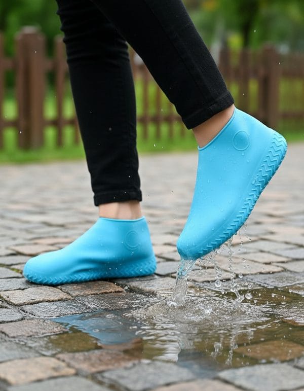 Cubre Zapatos Impermeables Antideslizantes Protector Lluvia - Imagen 6