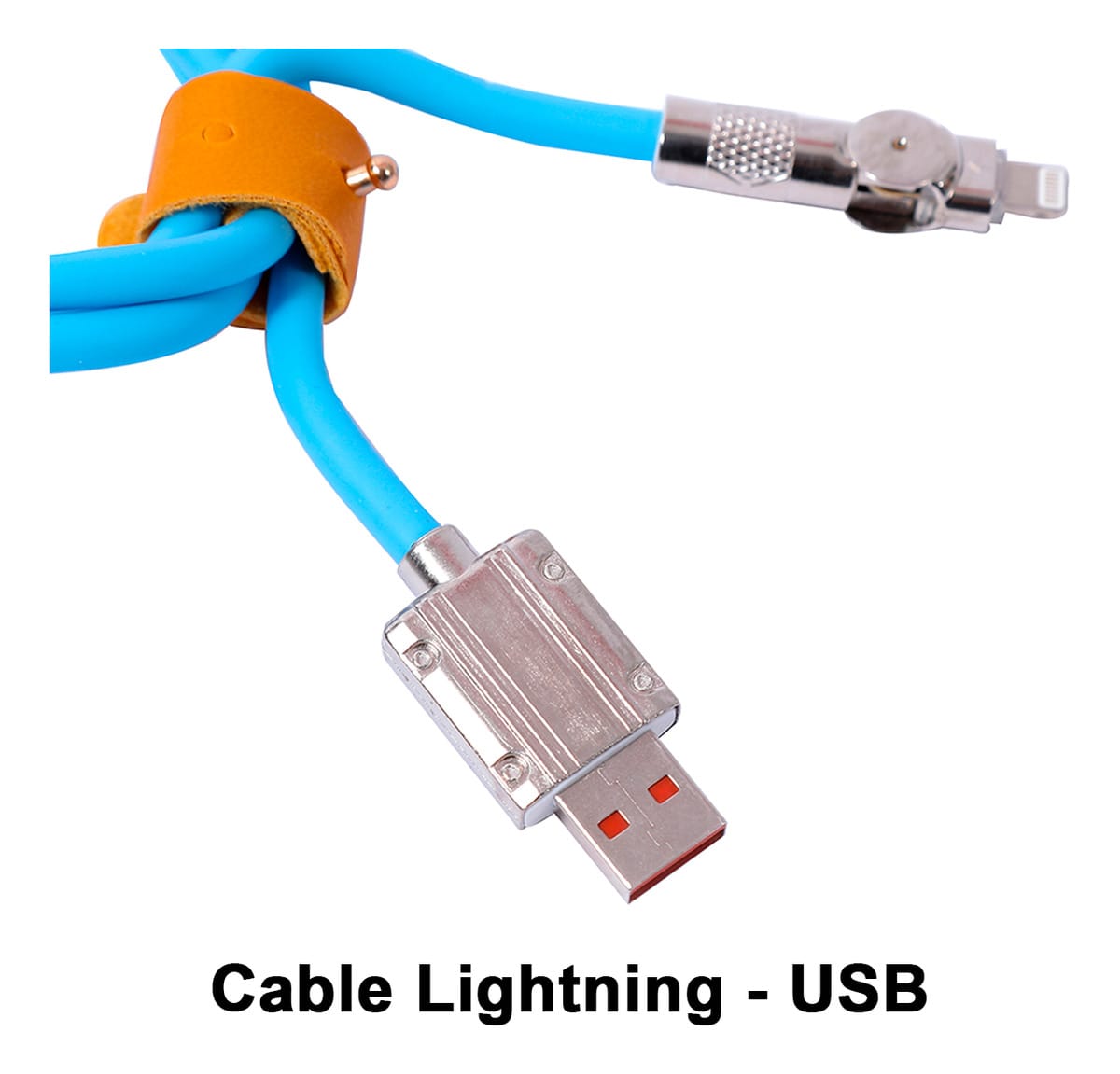 Cable iPhone Entrada Giratoria 1 M Treqa Ca-8832 Carga 120 W - Imagen 7