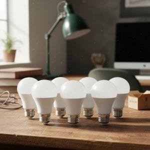 Pack X10 Lamparas Led 9w Blanco Frio 860 Lm Bombitas Luz