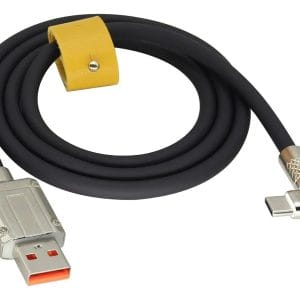 Cable Tipo C A Usb Entrada Giratoria 180 Grados 1mt Treqa