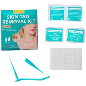 Kit De Eliminación Verrugas Lunares 40 Piezas Microetiquetas