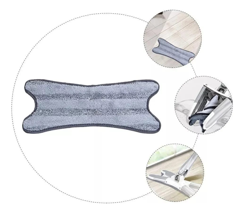 Set X3 Repuestos Trapeador Mopa Giratorio 360° Tipo Mariposa - Imagen 8