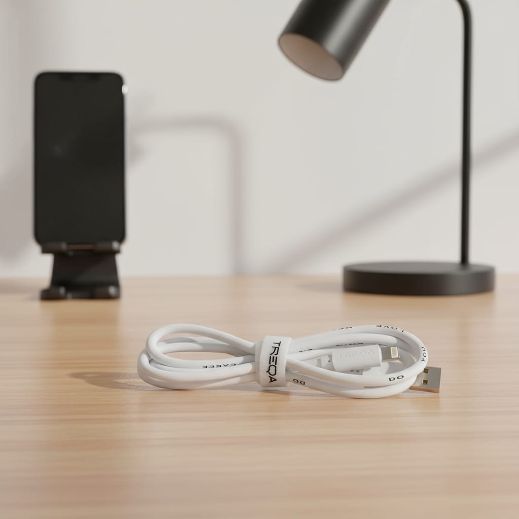 Cable iPhone 6/7 Lightning A Usb 1 Metro iPad Ios Treqa - Imagen 4