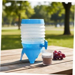 Bidón Para Agua Plegable 5.5 L Portátil Camping Y Fiestas