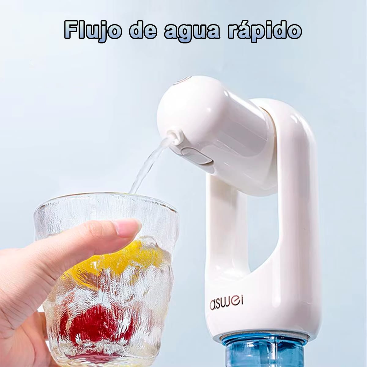 Bomba Dispensadora De Agua Eléctrica Plegable Carga Usb - Imagen 2