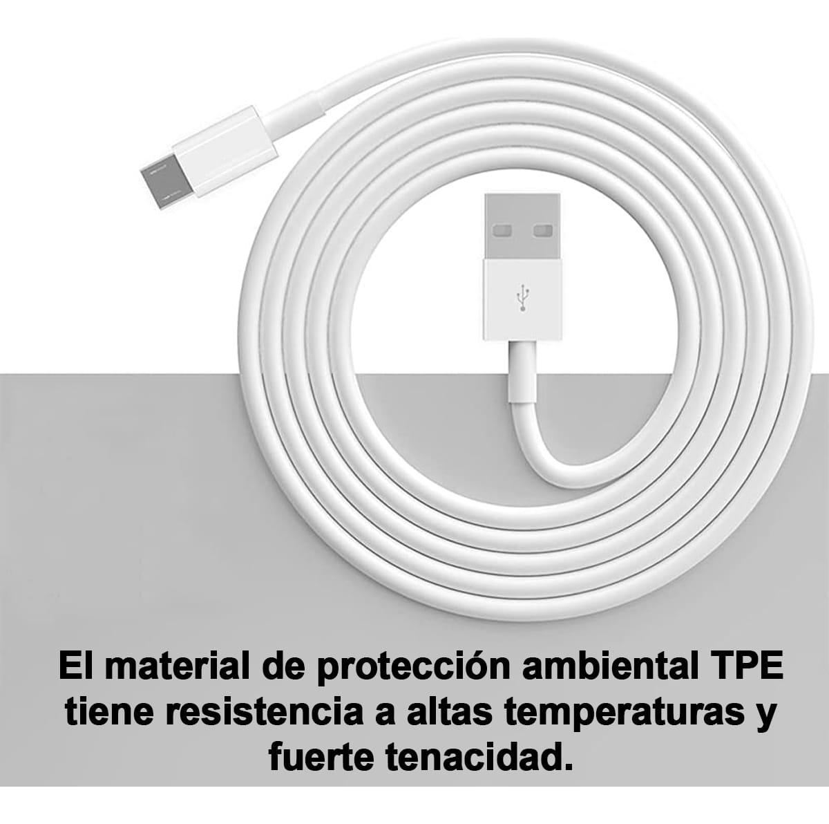 Cable Datos Micro Usb V8 Cargador Celular 2 Metros Treqa - Imagen 5
