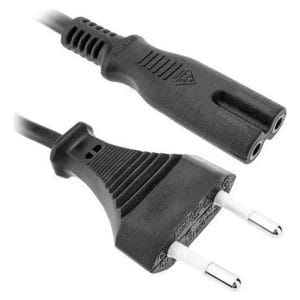 Cable Alimentación Interlock Tipo 8 Grabador 1,5 Mts Negro