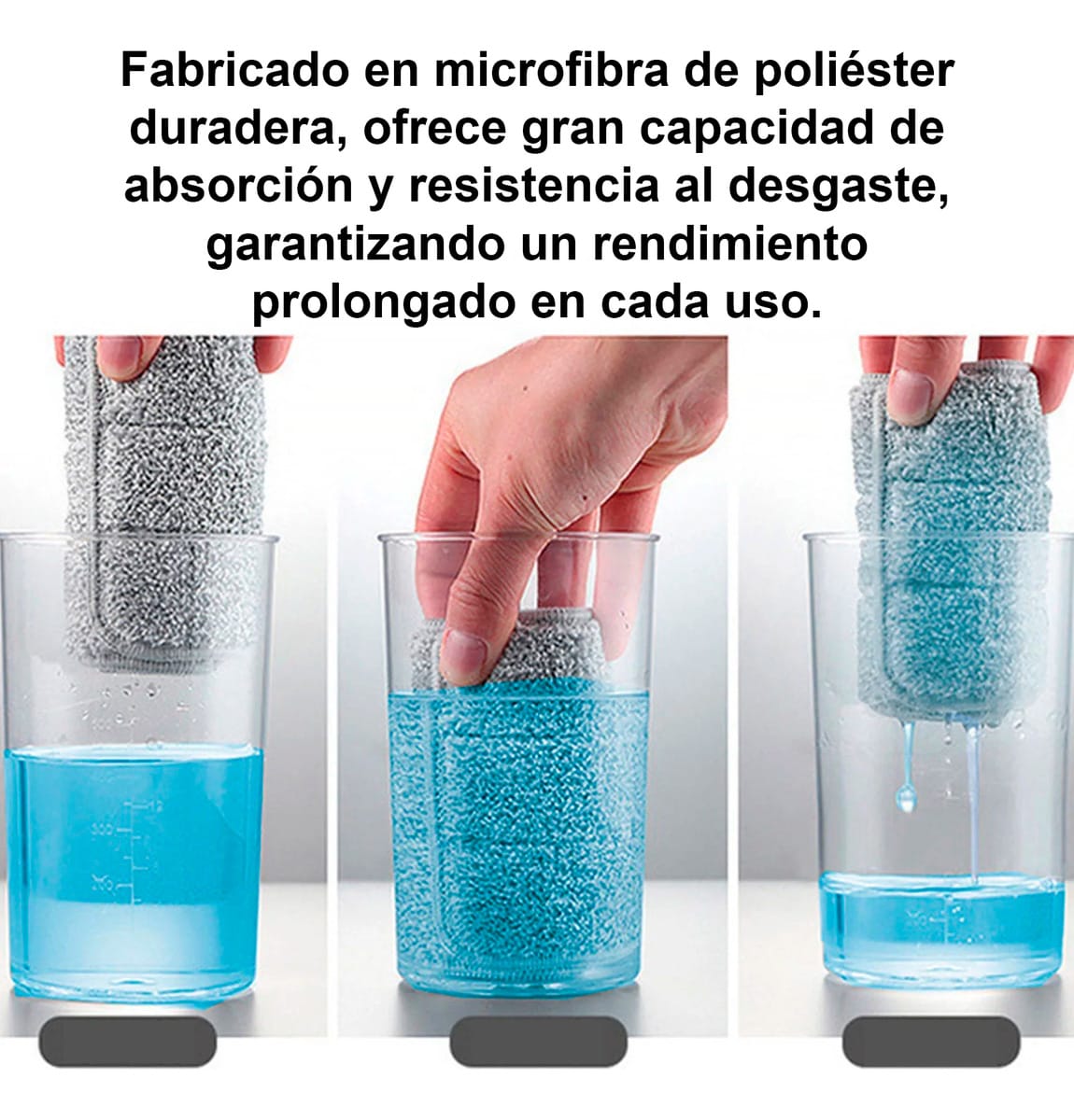 Set X3 Repuestos Trapeador Mopa Giratorio 360° Tipo Mariposa - Imagen 4