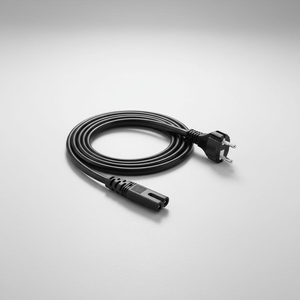 Cable Alimentación Interlock Tipo 8 Grabador 1,5 Mts Negro - Imagen 8
