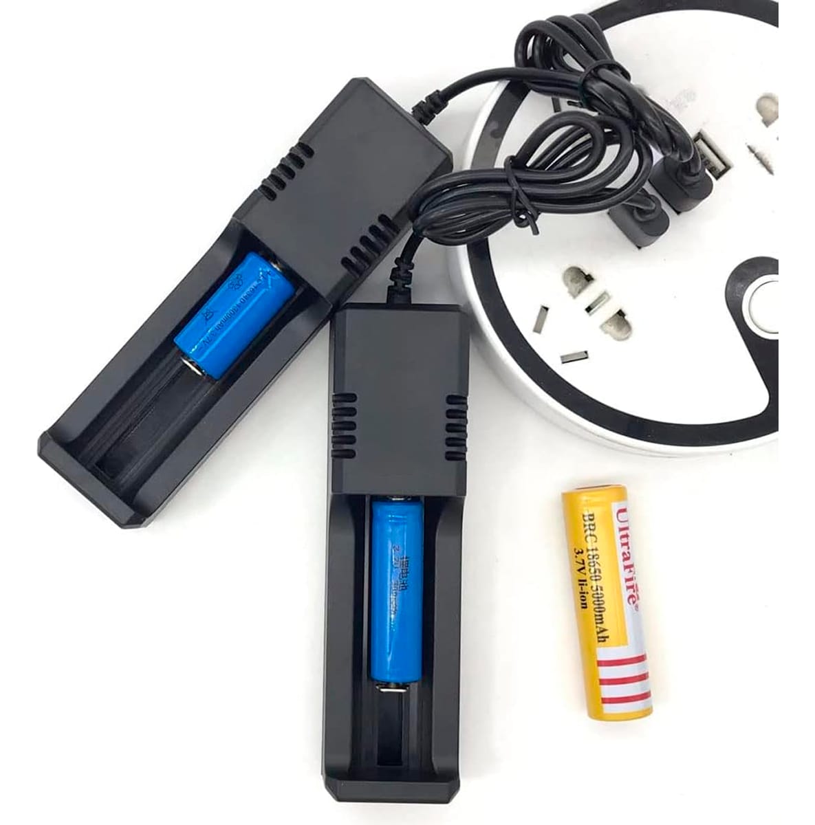 Cargador Batería Recargable Iones Litio 18650 26650 14500 - Imagen 6