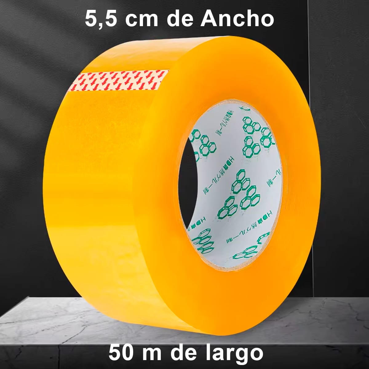 Cinta De Embalaje 50m Adhesión Resistente Pack 6 De Unidades - Imagen 2