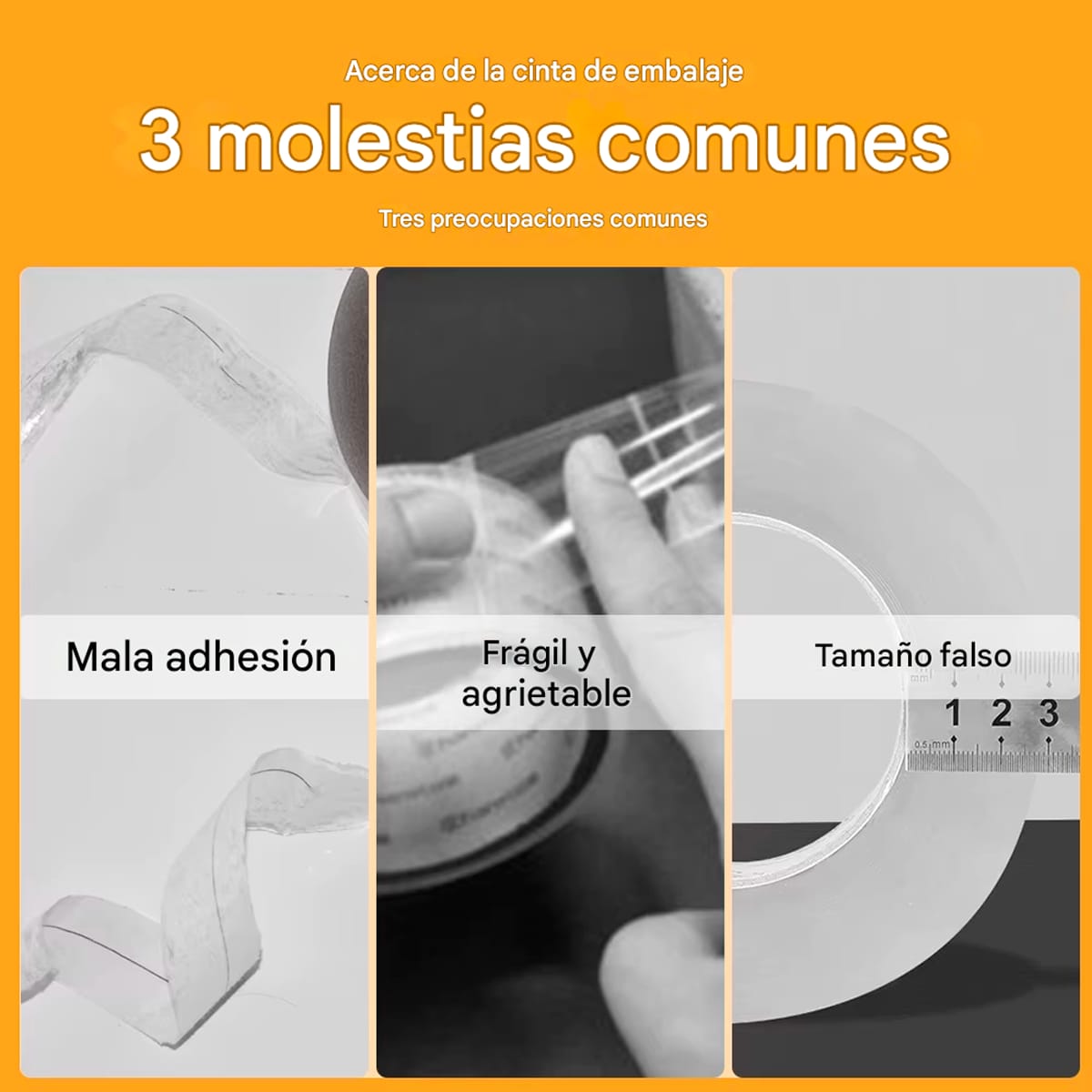 Cinta De Embalaje 50m Adhesión Resistente Pack 6 De Unidades - Imagen 4