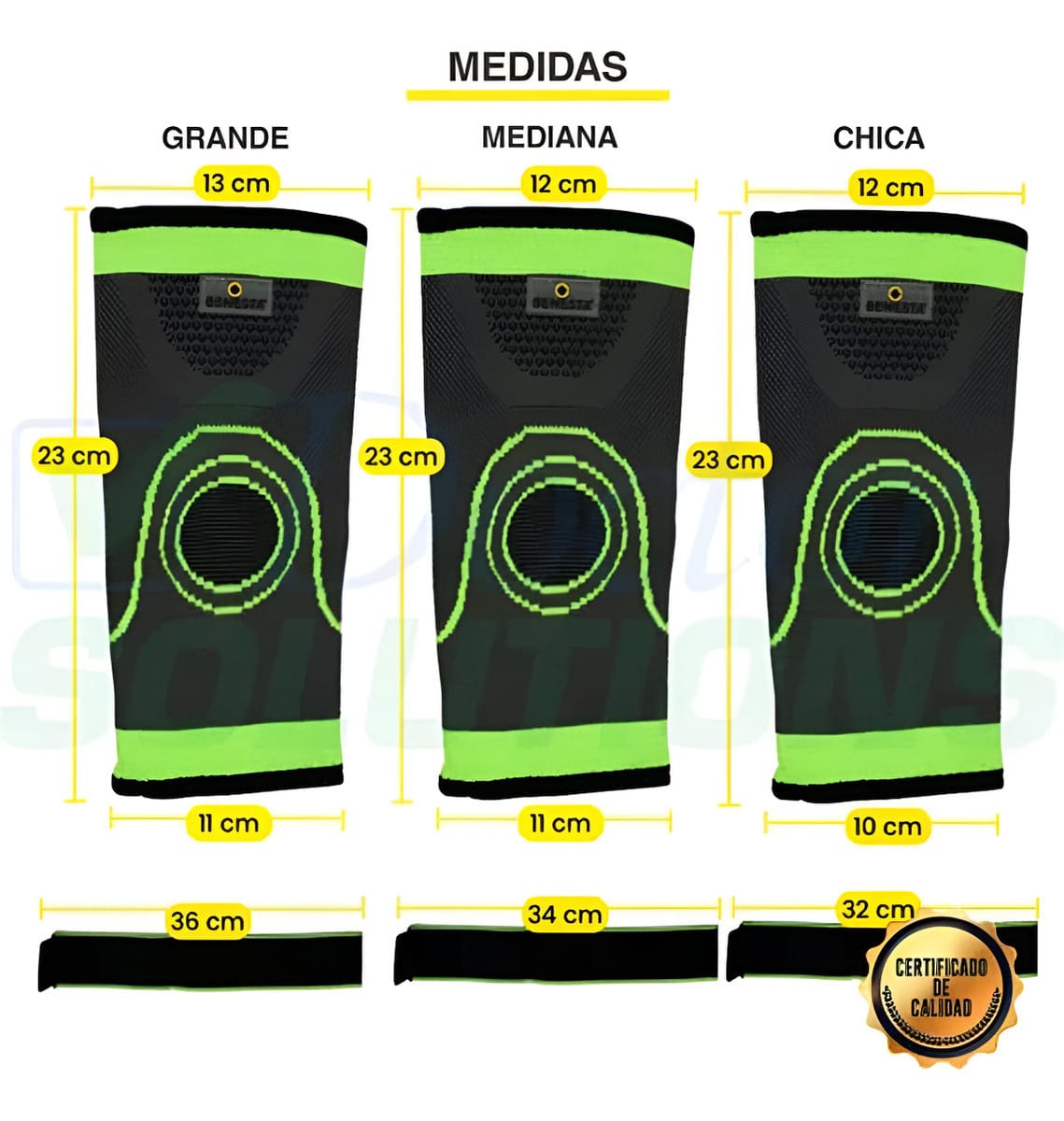 Set 2 Coderas Elasticas Compresion Deportiva Gym Y Lesiones - Imagen 6