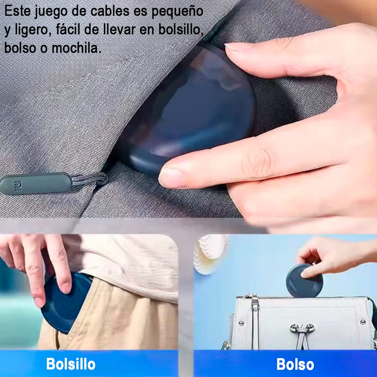 Caja Organizadora Portátil Multi Puerto Para Celular - Imagen 5