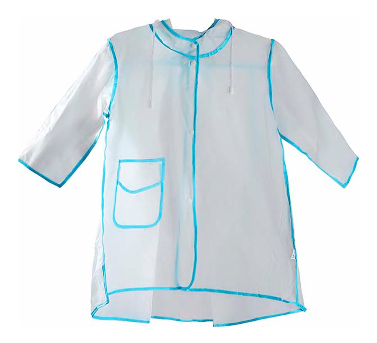 Capa De Lluvia Transparente Bolsillos Para Niños Talla Unica