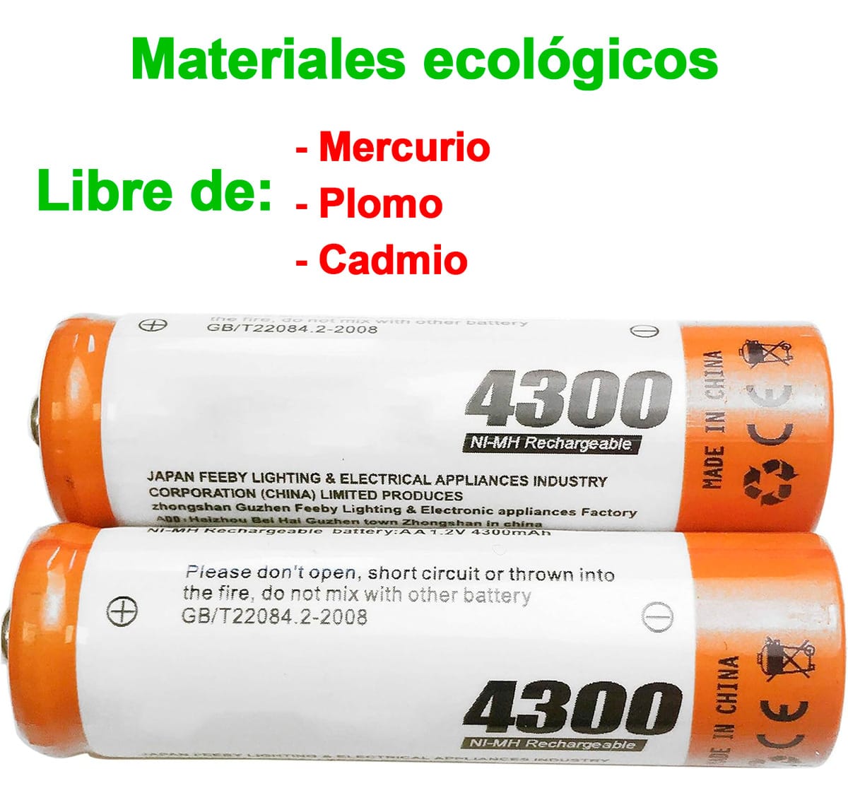 Pilas Alcalinas Recargables Aa 4300 Mah Blíster 2 Unidades - Imagen 7