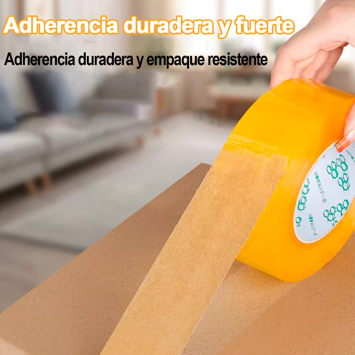 Cinta De Embalaje 50m Adhesión Resistente Pack 6 De Unidades - Imagen 6