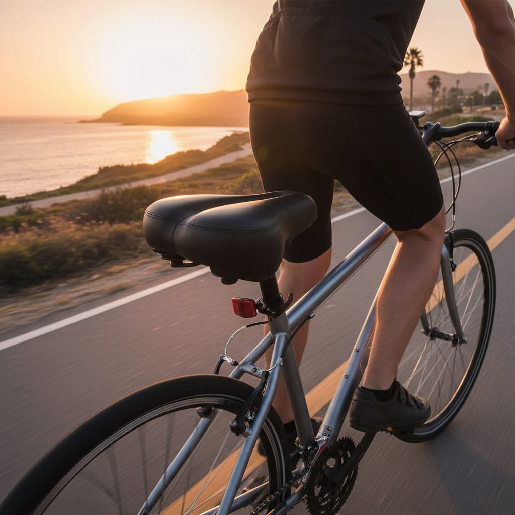 Asiento De Bicicleta Con Gel Ergonómico Universal Cómodo - Imagen 2