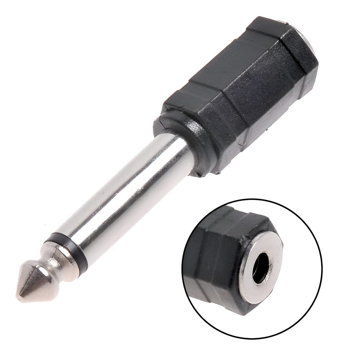 Adaptador Spica 3.5 Mm Hembra A 6.3 Mm Macho X10 Unidades