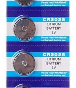 Pilas Botón Cr2025 Bateria De Litio 3v Blister De 5 Unidades