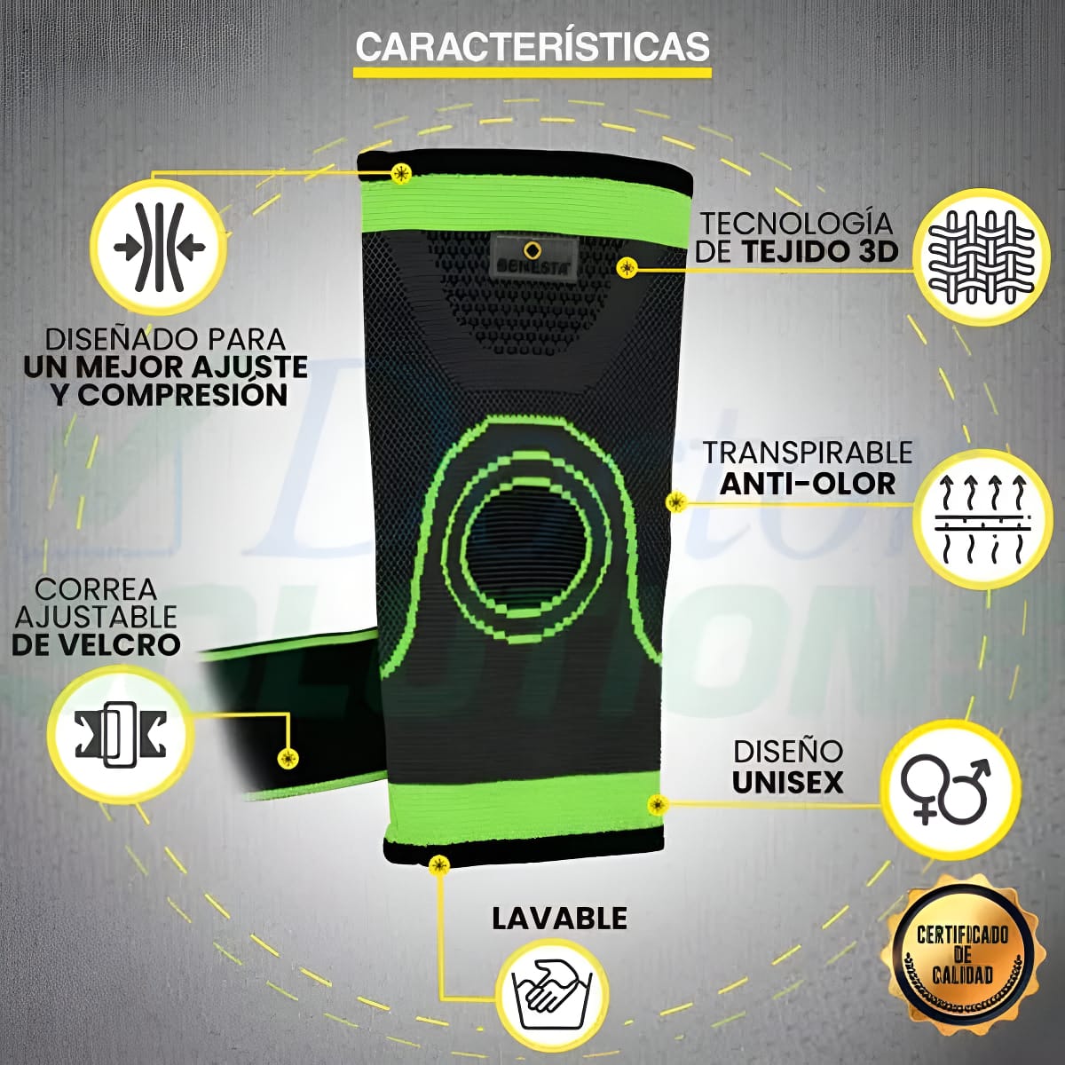 Set 2 Coderas Elasticas Compresion Deportiva Gym Y Lesiones - Imagen 4