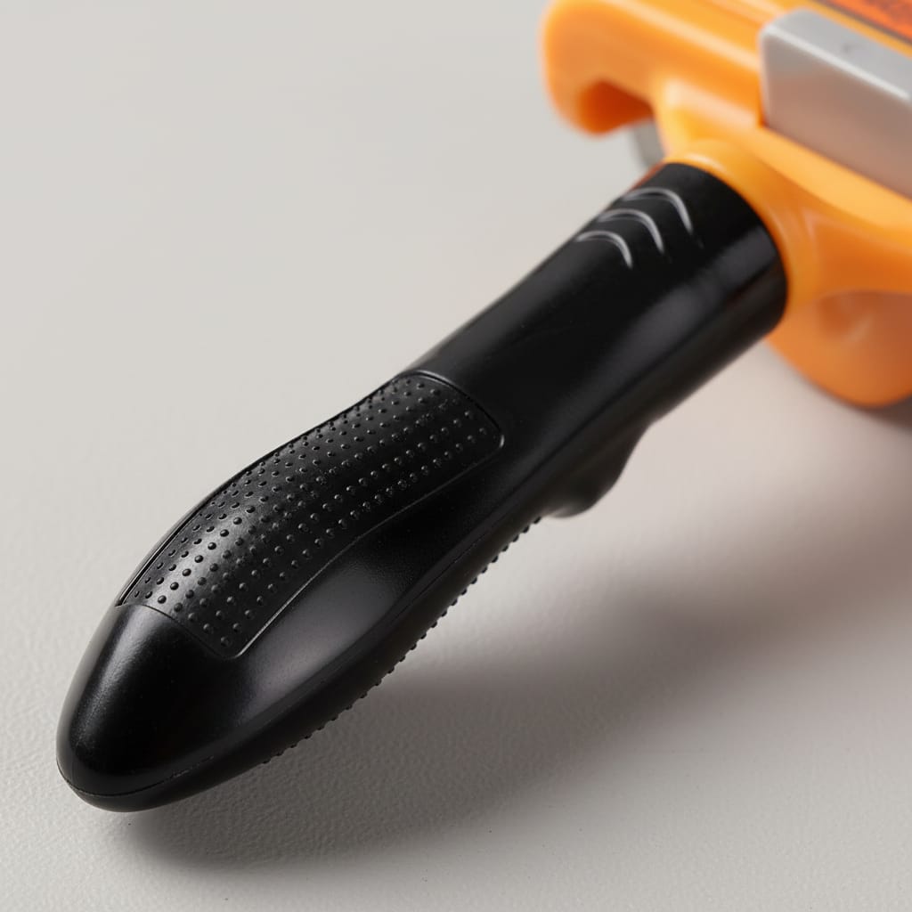 Peine Para Mascota Acero Inoxidable Agarre Goma Ergonomico - Imagen 3