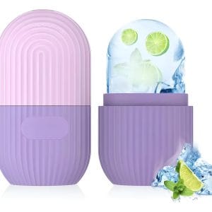 Globo Bola De Hielo Facial De Silicona Skincare Masajeador