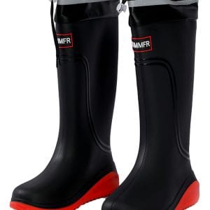 Botas Altas De Lluvia Goma Trabajo Barro Hombre Resistentes