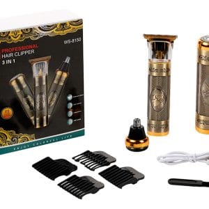 Set Cortapelo 3 En 1 Afeitadora Rasuradora Nariz Trimmer