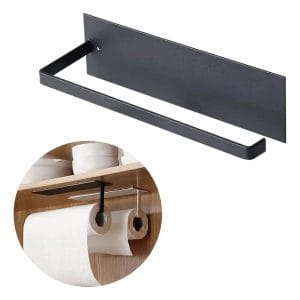 Porta Rollos Papel Toalla Cocina Baño Soporte Adhesivo Pared