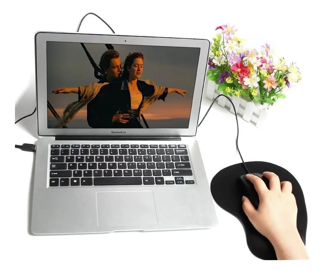 Mouse Pad Con Gel Apoyar Muñeca Ergonomico Computadora - Imagen 3