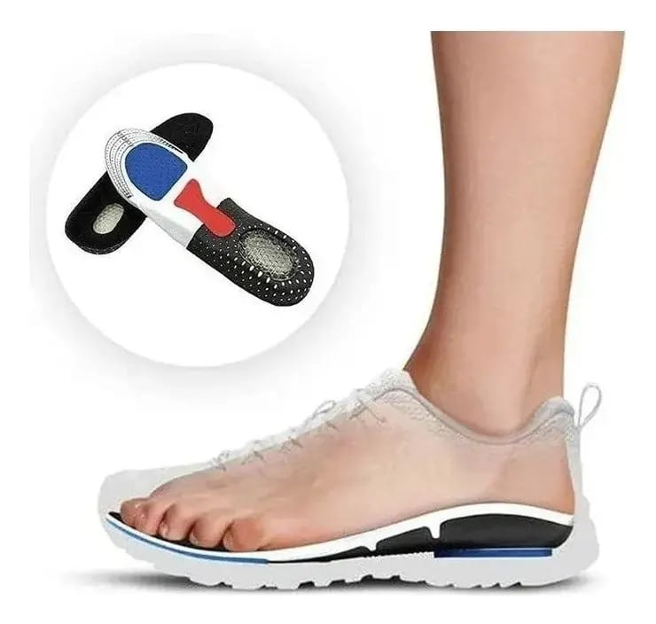 Plantilla Anatómica De Goma Eva Talonera Silicona Unisex