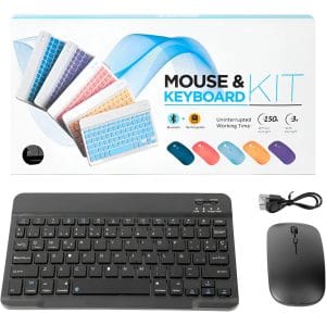 Set De Teclado Y Mouse Inalámbrico Bt-028 Varios Colores