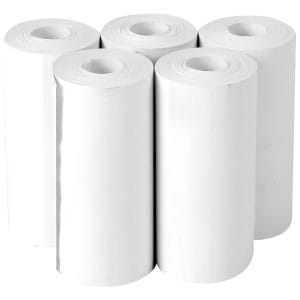Rollo De Papel Térmico Para Impresora X5 Unidades 5,7 X 3 Cm