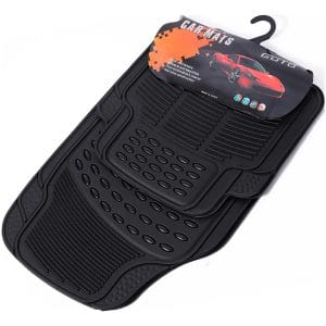 Cubre Alfombra De Auto Recortable Juego 4 Piezas Resistente
