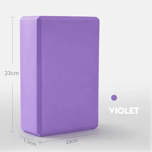 Ladrillo Bloque Ejercicio Para Yoga Pilates Fitness Goma Eva - Imagen 8