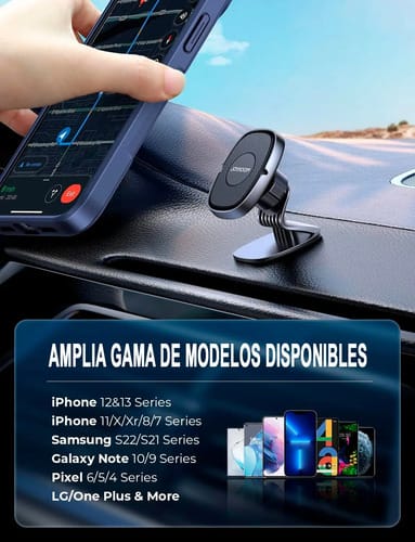 Soporte De Celular De Auto Treqa Bc-t21 Rejilla O Tablero - Imagen 5