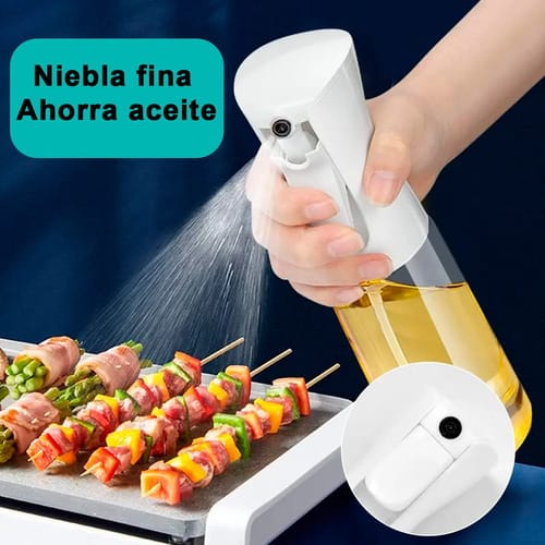 Aceitero Spray Con Pulverizador De Aceite O Vinagre 200 Ml - Imagen 2