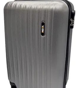 Valija De Cabina Rigida Viaje Maleta Abs Ax(R) Color Plateado