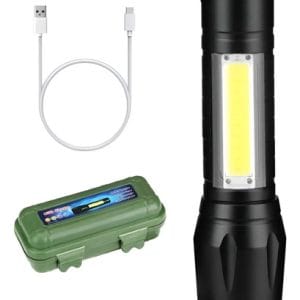 Linterna Luz Led Recargable Usb Foco Alta Potencia Camping