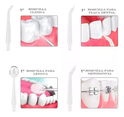 Irrigador Bucal Inalámbrico Limpiador Oral Dental Brackets - Imagen 17